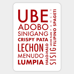 FILIPINO FOOD ADOBO AESTHETIC Magnet